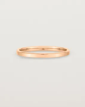 Chamfered Wedding Ring | 2mm