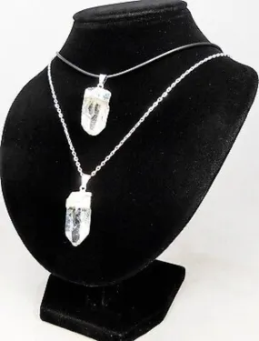 Necklace - Quartz Silver Plated