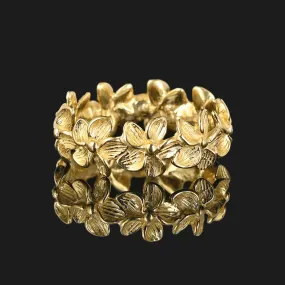 Vintage Na Hoku Plumeria Ring in 14K Gold